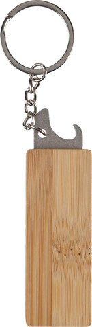 Bambus-Schlüsselhalter Klaus – Braun bedrucken, Art.-Nr. 011999999_1097474