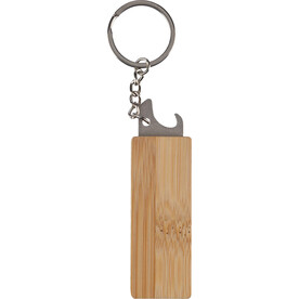 Schlüsselanhänger-Tool Klaus | Bambus – Braun bedrucken, Art.-Nr. 011999999_1097474