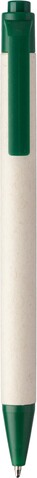 Recycelter Milchkarton Kugelschreiber Heike – Grün bedrucken, Art.-Nr. 004999128_1097475