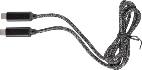 Ladekabel Claudia | Nylon | 65W – Schwarz bedrucken, Art.-Nr. 001999999_1097552 Ladekabel Claudia | Nylon | 65W – Schwarz bedrucken, Art.-Nr. 001999999_1097552