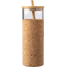 Einwandiger Glasbecher (450 ml) Marlies – Braun bedrucken, Art.-Nr. 011999999_1097563