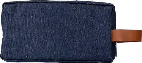 Denim-Kosmetiktasche Marianne – Blau bedrucken, Art.-Nr. 005999999_1103672