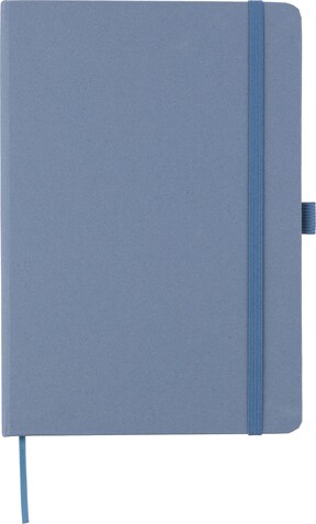 Notizbuch Gertrud | Bioabfallpapier | A5 | Liniert – Blau bedrucken, Art.-Nr. 005999999_1103693 Notizbuch Gertrud | Bioabfallpapier | A5 | Liniert – Blau bedrucken, Art.-Nr. 005999999_1103693