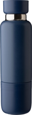 Doppelwandige Flasche aus Edelstahl (500 ml) Lieselotte – Blau bedrucken, Art.-Nr. 005999999_1103695