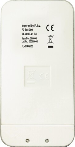 Taschenrechner Jareth | Kunststoff | 10 Stellen – Weiß bedrucken, Art.-Nr. 002999999_1140