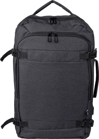 Rucksack Malcolm | Recycelt | Laptop 17" | 29 l – Schwarz bedrucken, Art.-Nr. 001999999_1148485 Rucksack Malcolm | Recycelt | Laptop 17" | 29 l – Schwarz bedrucken, Art.-Nr. 001999999_1148485