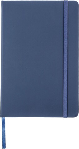 PU-Notizbuch (A5) Bradley – Blau bedrucken, Art.-Nr. 005999999_1148543