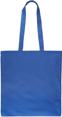 Einkaufstasche aus Öko-Tex-Baumwolle (140 g/m2) Kenneth – Blau bedrucken, Art.-Nr. 005999999_1161830