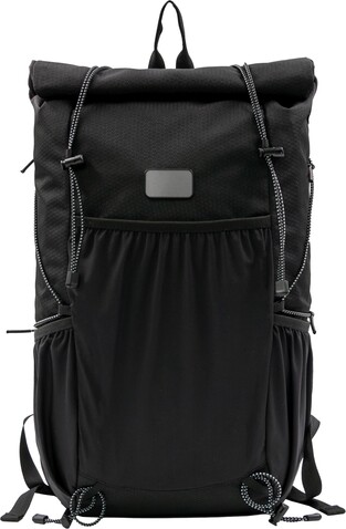 BrandCharger Venturer Rolltop-Rucksack – Schwarz bedrucken, Art.-Nr. 001999999_1163621