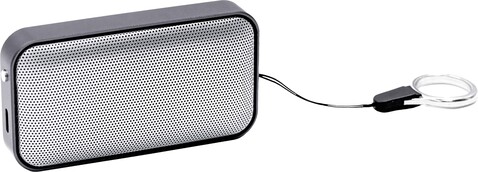 BrandCharger Kabelloser Lautsprecher Nano – Schwarz/Silber bedrucken, Art.-Nr. 050999999_1163681 BrandCharger Kabelloser Lautsprecher Nano – Schwarz/Silber bedrucken, Art.-Nr. 050999999_1163681