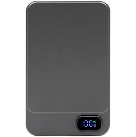 BrandCharger Powerwave 5000 kabellose Powerbank – stahlgrau bedrucken, Art.-Nr. 411999999_1163683