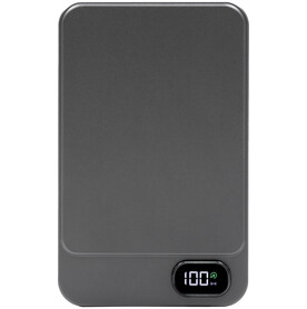 BrandCharger Powerwave 10000 kabellose Powerbank – stahlgrau bedrucken, Art.-Nr. 411999999_1163684