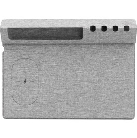 BrandCharger Kabelloses Ladegerät Evopad Charge – Grau bedrucken, Art.-Nr. 003999999_1163686
