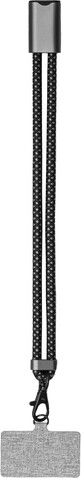 BrandCharger Lany Wristband Ladekabel – stahlgrau bedrucken, Art.-Nr. 411999999_1163688