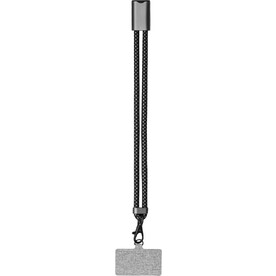 BrandCharger Ladekabel Lany Wristband | USB-C – stahlgrau bedrucken, Art.-Nr. 411999999_1163688