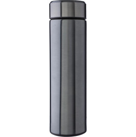 Trinkflasche Mary | 425 ml – stahlgrau bedrucken, Art.-Nr. 411999999_1171141