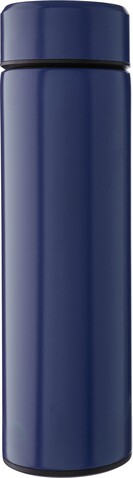 Doppelwandige Edelstahlflasche 425 ml Mary – Blau bedrucken, Art.-Nr. 005999999_1171141