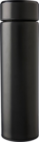 Doppelwandige Edelstahlflasche 425 ml Mary – Schwarz bedrucken, Art.-Nr. 001999999_1171141