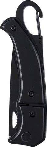 Taschenmesser aus Edelstahl Anne – Schwarz bedrucken, Art.-Nr. 001999999_1171147