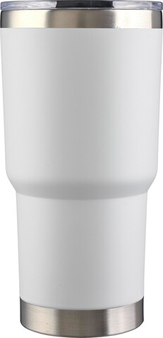 Doppelwandiger Trinkbecher aus Edelstahl 590 ml Arnold – Weiß bedrucken, Art.-Nr. 002999999_1171290