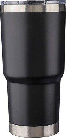Doppelwandiger Trinkbecher aus Edelstahl 590 ml Arnold – Schwarz bedrucken, Art.-Nr. 001999999_1171290