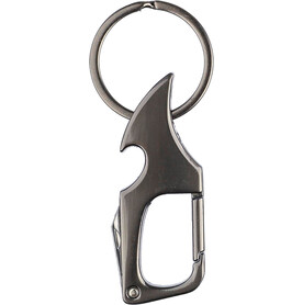 Schlüsselanhänger Bella | Karabiner – stahlgrau bedrucken, Art.-Nr. 411999999_1171292