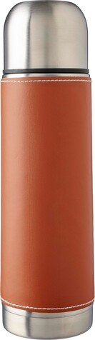 Thermosflasche Bernard | Edelstahl | 400 ml – Braun bedrucken, Art.-Nr. 011999999_1171293