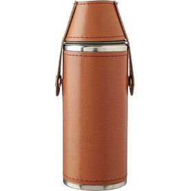Thermoflasche Brock | Recycelt | 230 ml – Braun bedrucken, Art.-Nr. 011999999_1171294