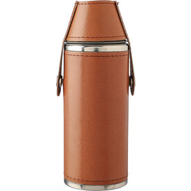 Thermoflasche Brock | Recycelt | 230 ml – Braun bedrucken, Art.-Nr. 011999999_1171294