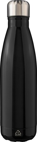 Trinkflasche Sumatra | Recycelt | 650 ml – Schwarz bedrucken, Art.-Nr. 001999999_1171299