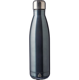 Trinkflasche Sumatra | Recycelt | 650 ml – stahlgrau bedrucken, Art.-Nr. 411999999_1171299