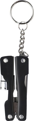 Edelstahl-Multitool Clifton – Schwarz bedrucken, Art.-Nr. 001999999_1171301