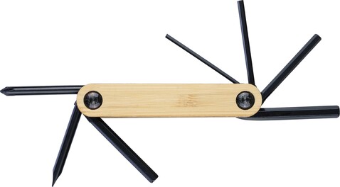 Werkzeugsatz Edna aus Kohlenstoffstahl – Braun bedrucken, Art.-Nr. 011999999_1172208