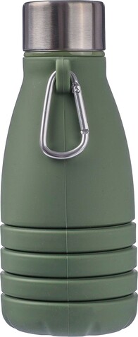 Faltbare Flasche Erin | 550 ml – Grün bedrucken, Art.-Nr. 004999999_1172250