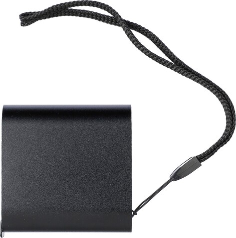 Aluminium-Maßband Frances – Schwarz bedrucken, Art.-Nr. 001999999_1172255