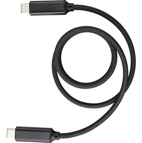 Ladekabel Janet | Nylon | Magnetisch | USB-C – Schwarz bedrucken, Art.-Nr. 001999999_1172326