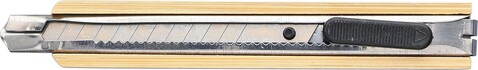 Bambus-Cuttermesser Jeffrey – Braun bedrucken, Art.-Nr. 011999999_1172417