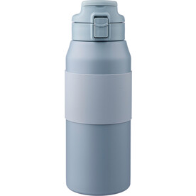 Doppelwandige Edelstahl-Trinkflasche 800 ml Katie – pastellblau bedrucken, Art.-Nr. 363999999_1172550