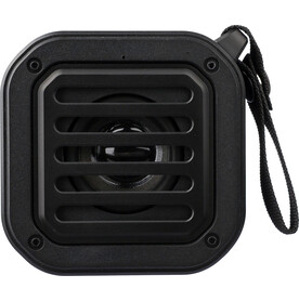 Außenlautsprecher aus recyceltem ABS Lois – Schwarz bedrucken, Art.-Nr. 001999999_1172688