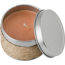 Duftkerze Zora | Dose – Khaki bedrucken, Art.-Nr. 013999999_1361