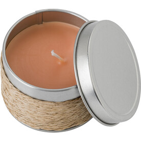 Duftkerze Zora | Dose – Khaki bedrucken, Art.-Nr. 013999999_1361