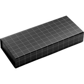 Schreibset Daniel | Metall | 2 Stück – Schwarz/Silber bedrucken, Art.-Nr. 050999999_2057
