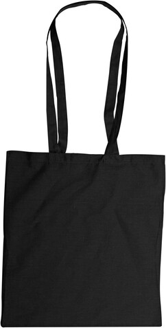 Baumwolltasche Amanda | 10,5 l – Schwarz bedrucken, Art.-Nr. 001999999_2314