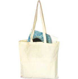 Einkaufstasche Hilda | Baumwolle 110 g/m² | 10,5 l – Khaki bedrucken, Art.-Nr. 013999999_2342