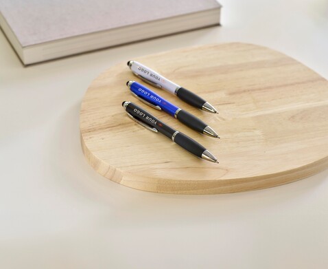 Kugelschreiber Lana | Stylus – Weiß bedrucken, Art.-Nr. 002999999_2430