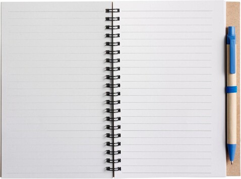 Notizbuch aus recyceltem Papier Stella – Hellblau bedrucken, Art.-Nr. 018999999_2715 Notizbuch aus recyceltem Papier Stella – Hellblau bedrucken, Art.-Nr. 018999999_2715