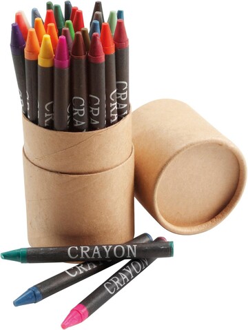 Wachsmalstift-Set Gabrielle | Kartonröhre – custom/multicolor bedrucken, Art.-Nr. 009999999_2792 Wachsmalstift-Set Gabrielle | Kartonröhre – custom/multicolor bedrucken, Art.-Nr. 009999999_2792