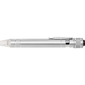 Schraubendreher Paquita | Aluminium | Mit Licht – Silber bedrucken, Art.-Nr. 032999999_3117