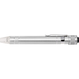 Schraubendreher Paquita | Aluminium | Mit Licht – Silber bedrucken, Art.-Nr. 032999999_3117