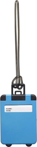 Gepäckanhänger Jenson | Kunststoff | Trolleyform – Kobaltblau bedrucken, Art.-Nr. 023999999_3167 Gepäckanhänger Jenson | Kunststoff | Trolleyform – Kobaltblau bedrucken, Art.-Nr. 023999999_3167